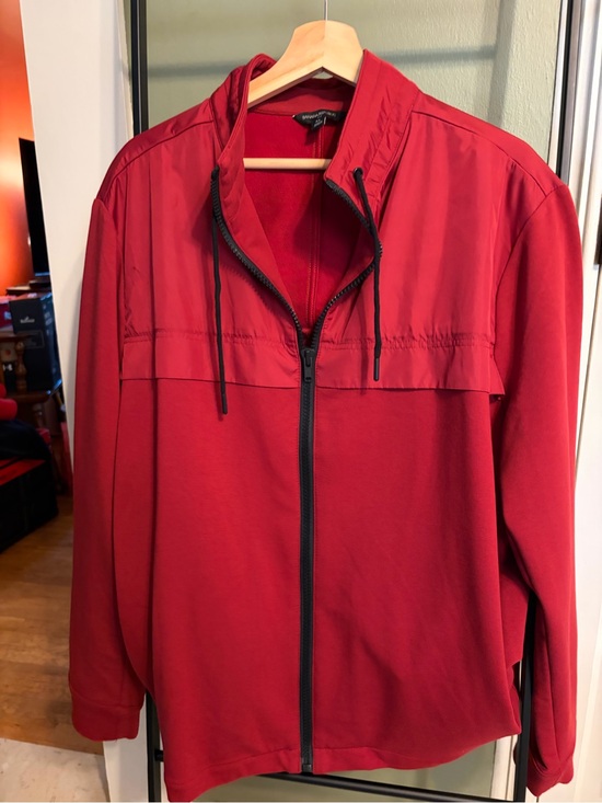 Banana Republic Other - Banana Republic Red Lightweight Zip Windbreaker